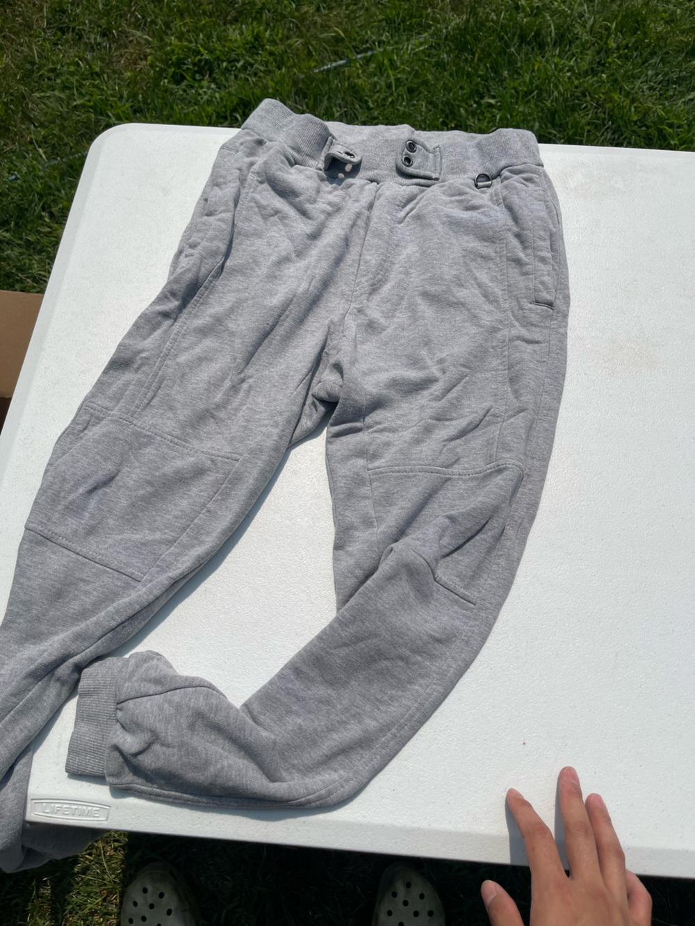 Cotton On girl Light Gray Crewneck Jogger Sweatpants